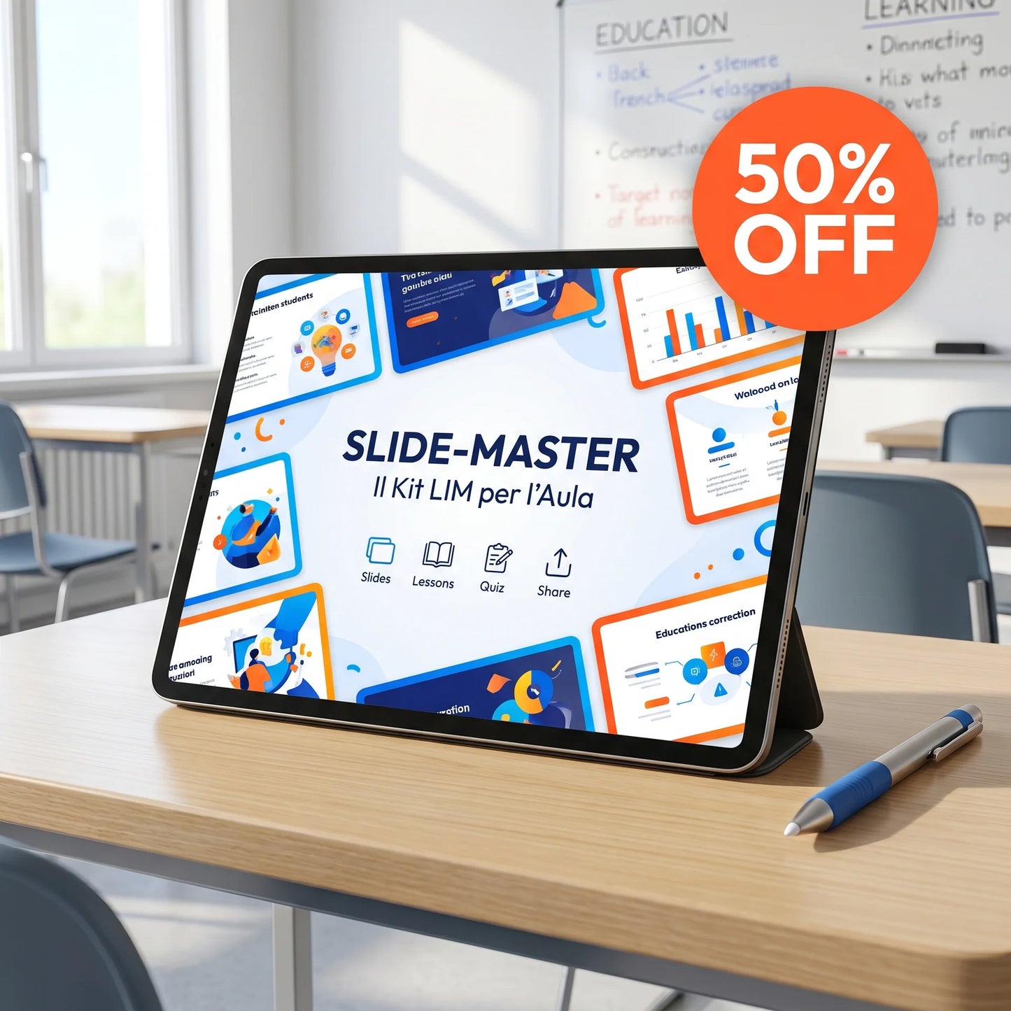 SLIDE-MASTER: The Interactive Whiteboard Kit for the Classroom